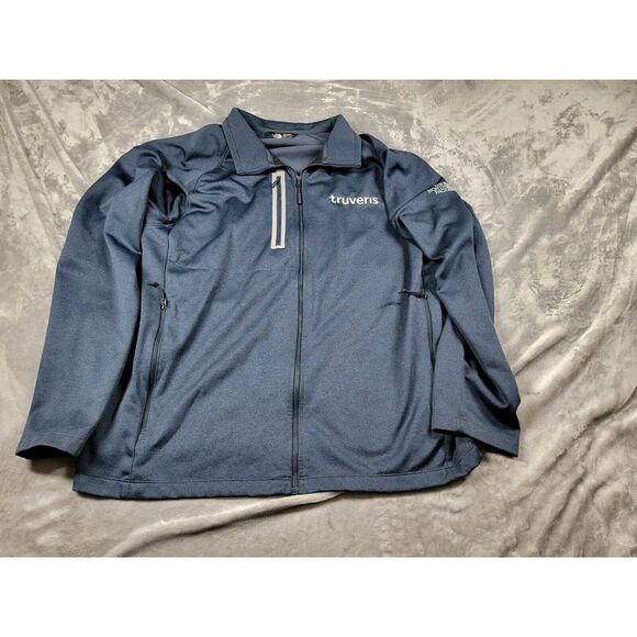 The North‎ Face Jacket Mens XL Canyon Flats Blue Full Zip Truveris Outerwear - Picture 1 of 9